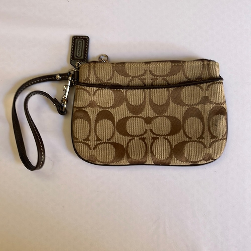 Coach signature “C” wristlet